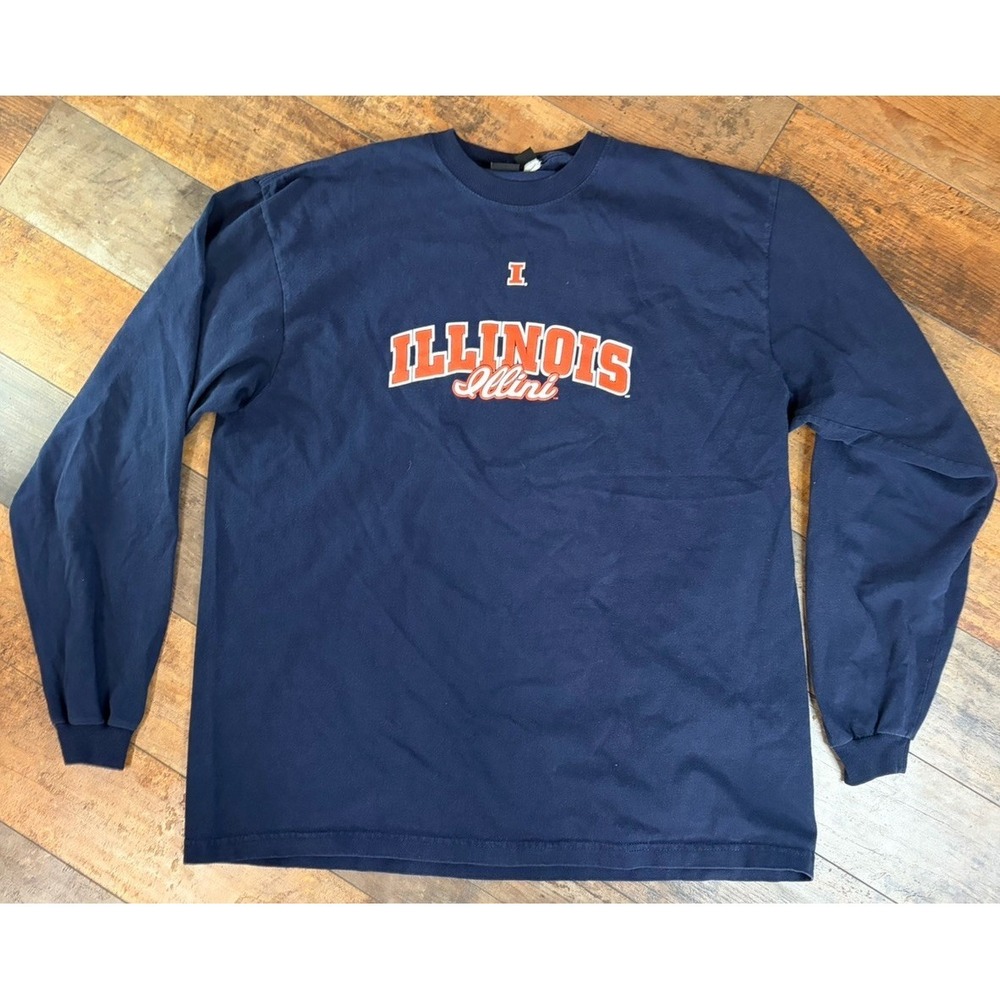 University ILLINOIS FIGHTING ILLINI Long Sleeve T-Shirt NEW  TAG .... XLarge  XL